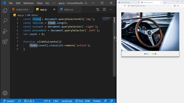 Créer un Slider en HTML/CSS/JS смотреть онлайн