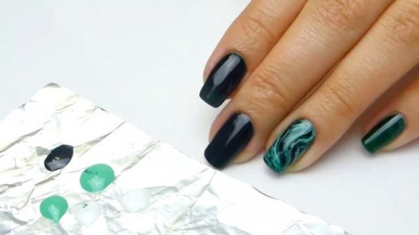 ruNail Professional: Мраморный маникюр с MultiLac видео урок