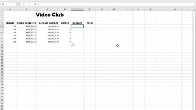 32 CCL 234 Clase 21 10 20 Excel Ejercicio Video Club смотреть онлайн