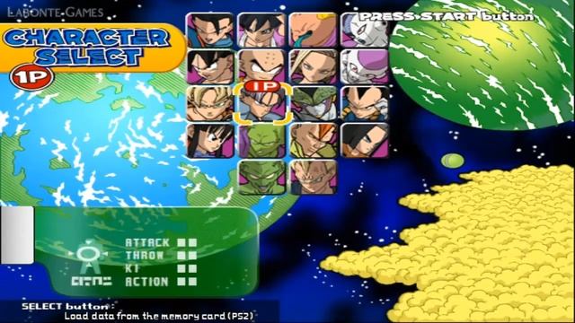 All Characters Super Dragon Ball z Ps2 Emulator смотреть онлайн