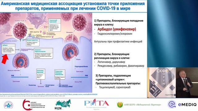 Лекция по ОРВИ/COVID Главного педиатра Ставропольского края Л.Я.Климова на Медицинском Форуме СКФО смотреть онлайн