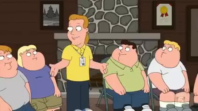 Family Guy - Peter Griffin tells a scary story at fat camp смотреть онлайн