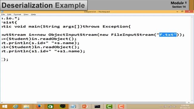 Java Applet, Serialization, Date Time - Session 14 смотреть онлайн