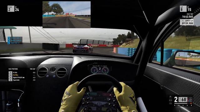 2017 Bentley M Sport Continental GT3 vs Pro AI at Bathurst (Split Screen) смотреть онлайн