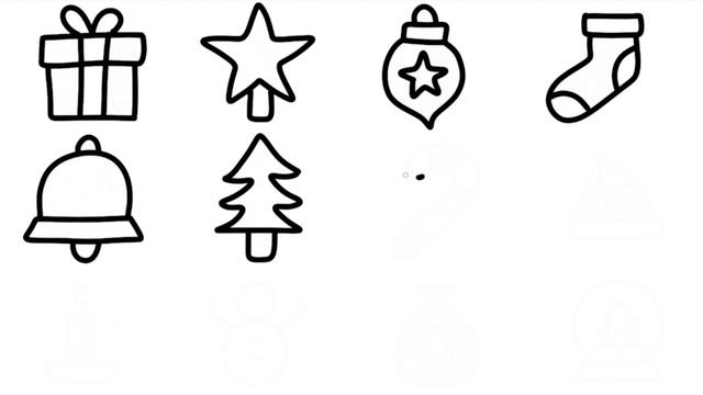 Christmas Doddle Drawing Easy |Merry Christmas Drawing |Christmas Tree,candy Drawing |doddle Drawin