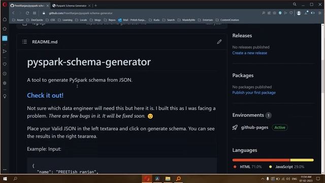 Generate PySpark Schema from JSON смотреть онлайн
