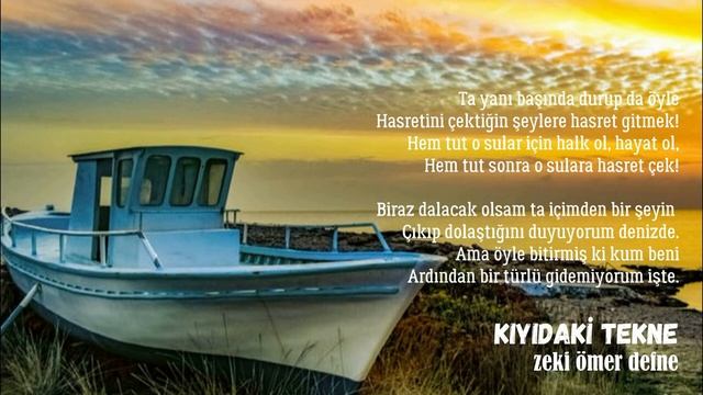 Kıyıdaki Tekne | Zeki Ömer Defne смотреть онлайн