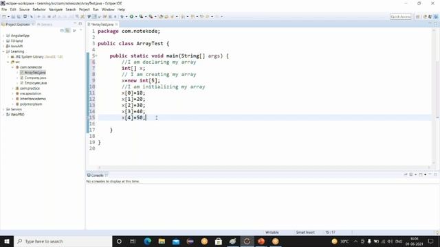 Welcome to NoteKode| Java Array |Java Beginners|Basic Java|Learn Java смотреть онлайн