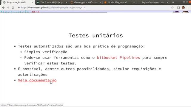 [Python e Django Aula 5 - Tópico 5] Introdução a teste unitário смотреть онлайн