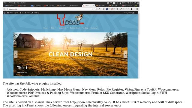 Wordpress: Internal Server Error and bad CSS смотреть онлайн