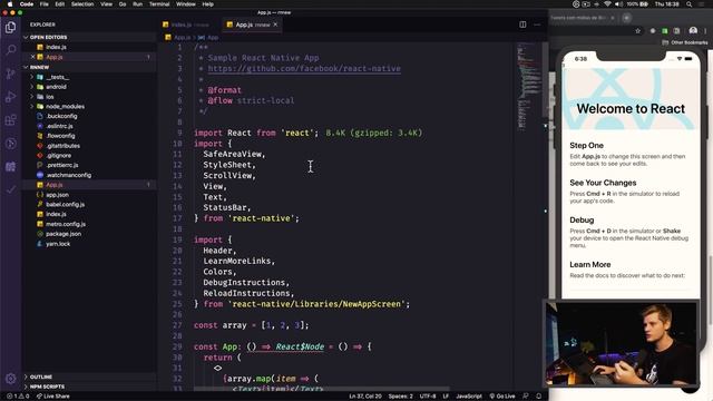 React Native 0.62, suporte ao Flipper e nova LogBox | Code/Drops #23 смотреть онлайн