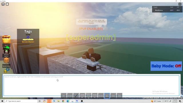 Playing the COOL zone | Roblox смотреть онлайн
