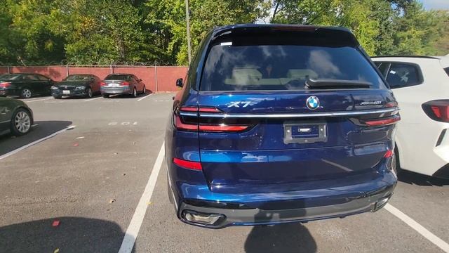 2023 Tanzanite Blue BMW X7 XDrive40i #bmw #x7 #cars #msport #comfort
