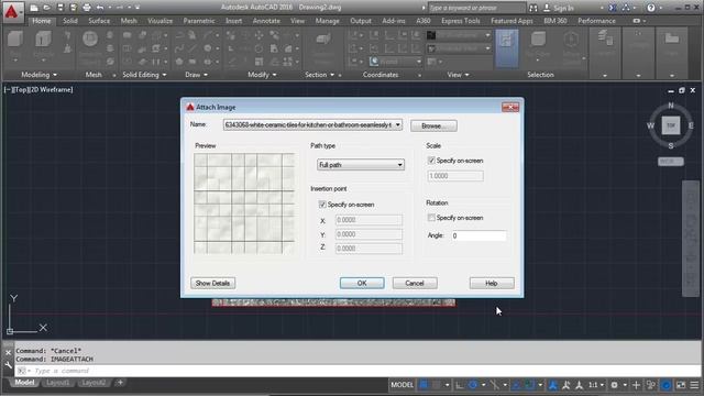 AutoCAD Floor Plan Design 2D with Image смотреть онлайн