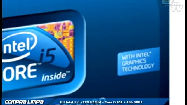 Kit Intel - ECS H55H-I + Core I5 650 + 4Gb DDR3 1333mhz Kingston