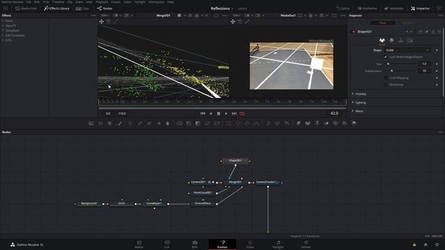 How to add Reflections in Davinci Resolve Fusion смотреть онлайн