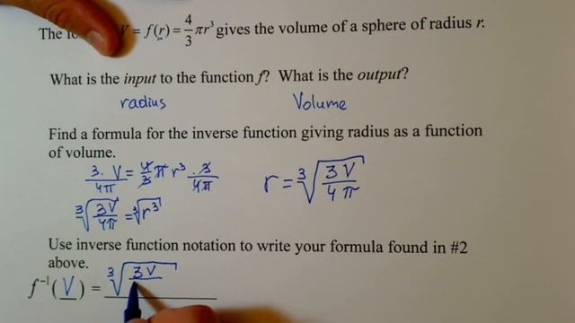 volume of a sphere and invers function смотреть онлайн