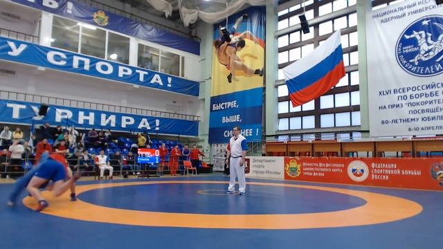 XlVI Всероссийский турнир по борьбе самбо на приз "Покорителей космоса" смотреть онлайн