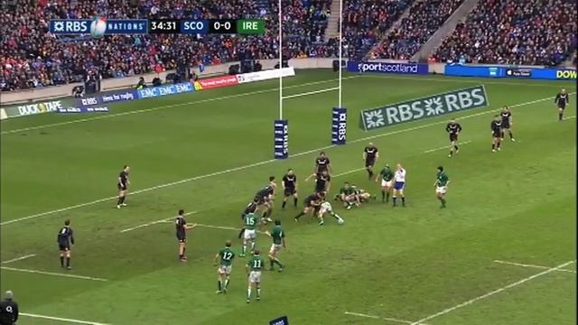 Paddy Jackson Penalty opens the Scoring 3-0 смотреть онлайн