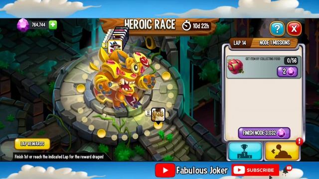 HEROIC RACE NODE MISSION LAP 1 TO 30 ! GET HIGH TREASURE DRAGON ! смотреть онлайн
