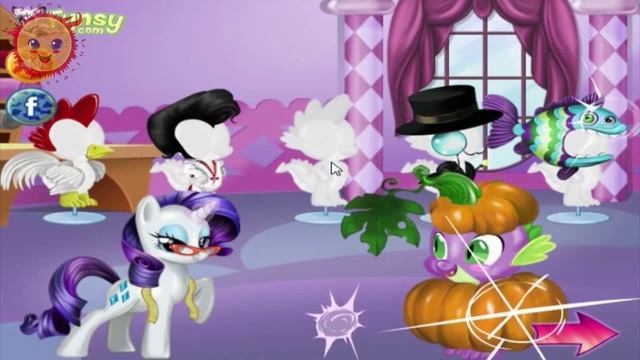 My Little Pony Halloween Party Dress Up Game For Girls