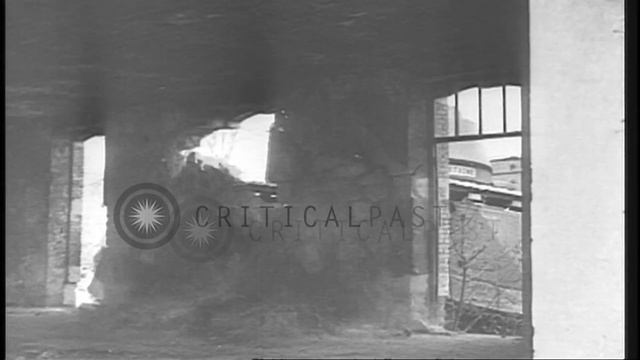 Capabilities of two French Char 2C Super Heavy tanks being demonstrated HD Stock Footage смотреть онлайн