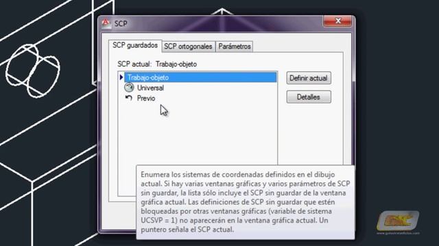 34.1.9-a El Sistema de Coordenadas en 3D (Curso Autocad 2012, www.guiasinmediatas.com) смотреть онлайн