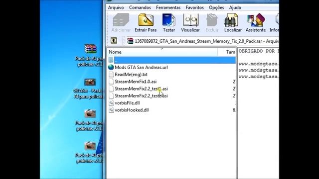 GTASA - Tutorial Stream Memory Fix 2.0 Pack