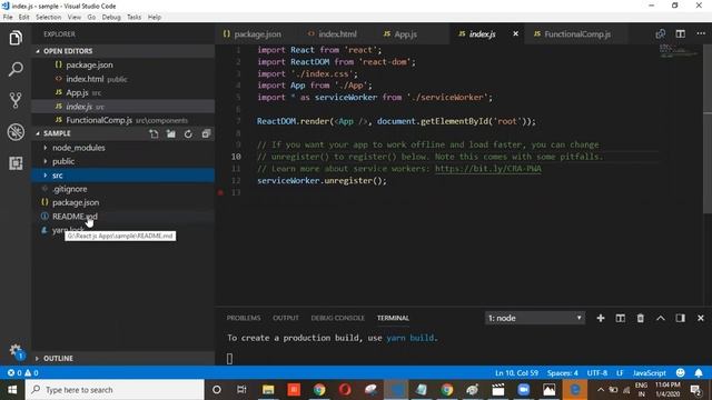 04 structure of React Application смотреть онлайн