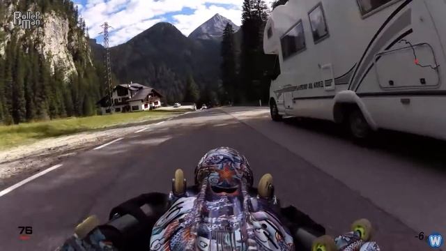 ROLLERMAN – Extreme Downhill Rollerblading Suit