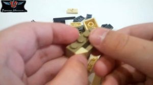 Лего  мини танк TYPE 5 HEAVY (самоделка из лего)