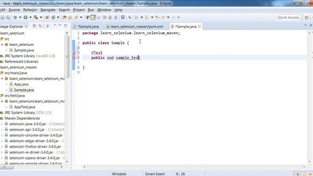 Lecture | Selenium | JAVA | Maven Project смотреть онлайн