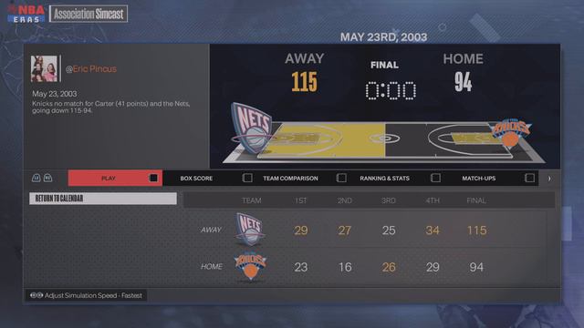 NBA2K24 (2023) - MyNBA Eras - New York Knicks - Part 184 смотреть онлайн