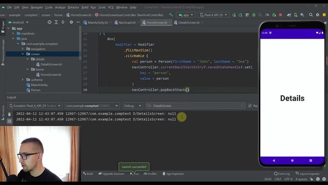 Pass a Parcelable Object with Navigation Compose | 2 Different Approaches смотреть онлайн