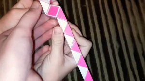 Как сделать  ЗМЕЮ ИЗ  змейки рубика