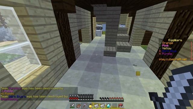 Я ломаю яйца! Egg wars #1 Minecraft Cubecraft смотреть онлайн