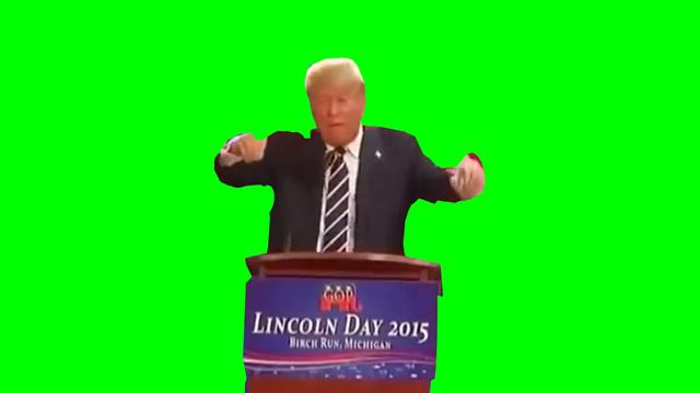 DONALD TRUMP CHROMA KEY / GREEN SCREEN BING BONG смотреть онлайн