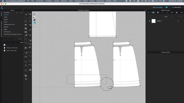 Making Basic Aline Skirt Pattern CLO 3D with Invisible Zipper смотреть онлайн