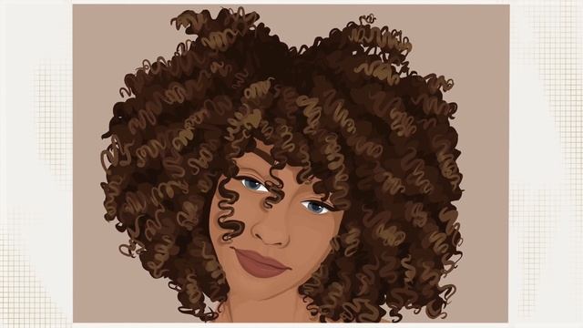 How to draw curly hair on Procreate (Procreate tutorial for beginners) смотреть онлайн