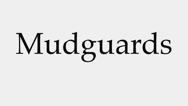 How to Pronounce Mudguards смотреть онлайн