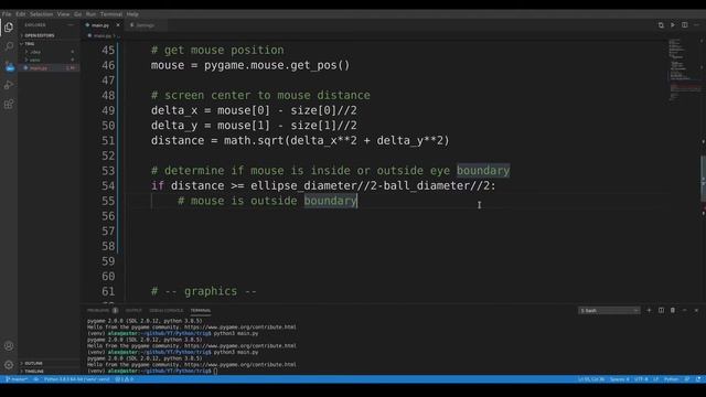 Angles and Coordinates in programming | Python смотреть онлайн