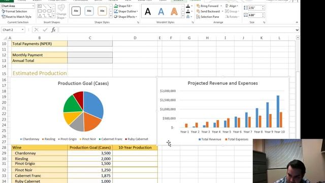Formatting Excel 2013 Chart Elements смотреть онлайн