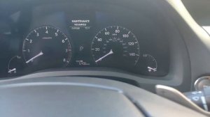 Lexus RX 350 Сброс Maintenance required Lexus RX 350 Reset Maintenance required