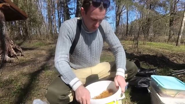 Избушка рыбака на острове. Рыбалка в Беларуси на фидер в красивом месте. День первый. смотреть онлайн