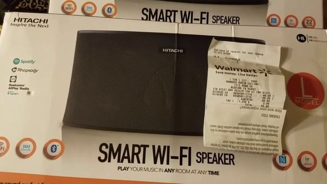 6 11 17 Hitachi Smart Wifi speaker on the cheap Walmart. . смотреть онлайн