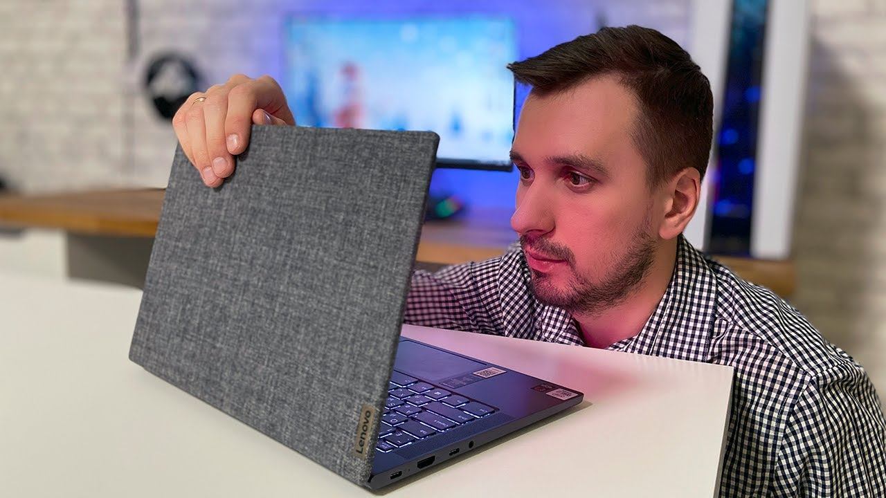 НОУТБУК ИЗ ТКАНИ - Lenovo Yoga Slim 7 14IIL05 Fabric 82A10086RU смотреть онлайн