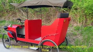 Веломобиль на электротяге  своими руками четырехколесный