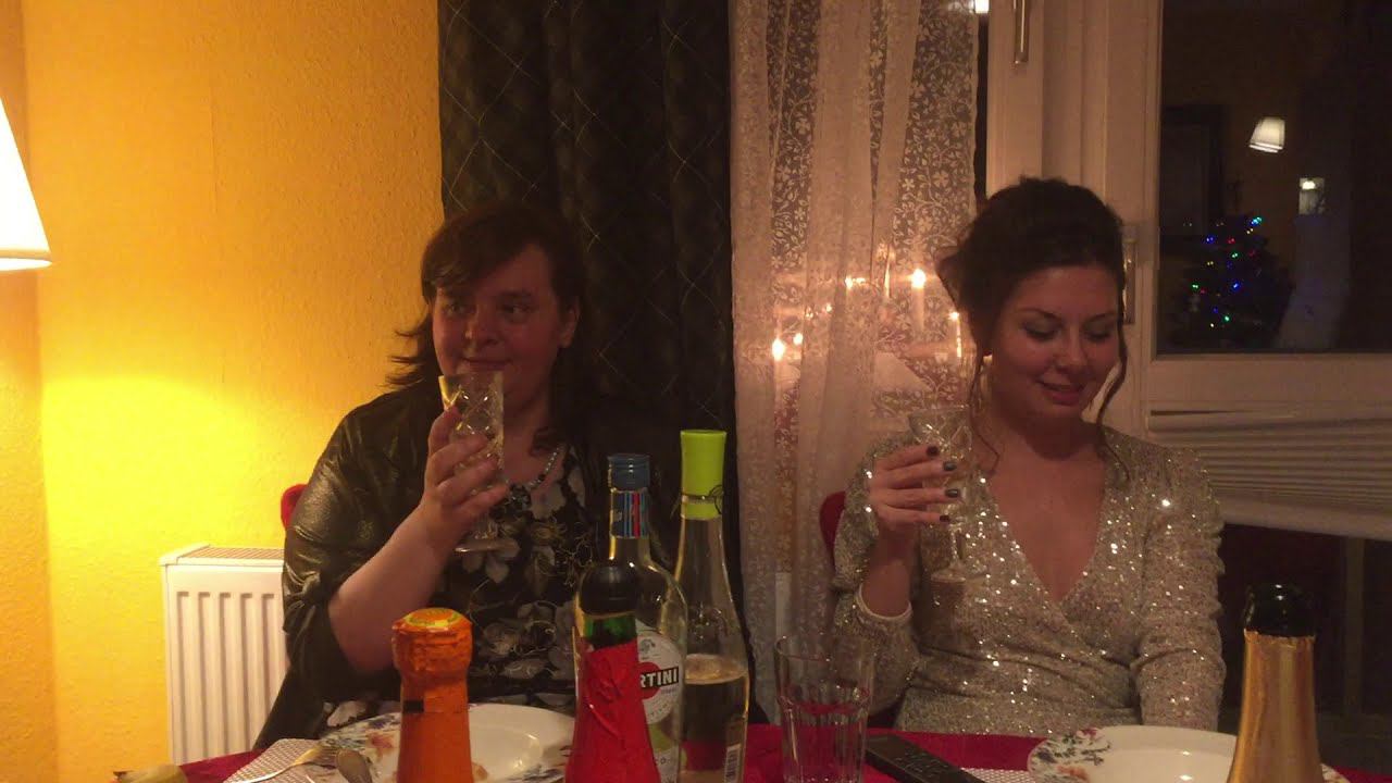 Встречаем Новый Год в Германии, братишка отжигает, Танцы, Девчата по хорошели. смотреть онлайн