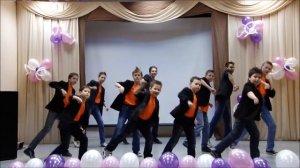 Танец мальчиков юбилей школы 55 лет, школа интернат 33 30 11 12