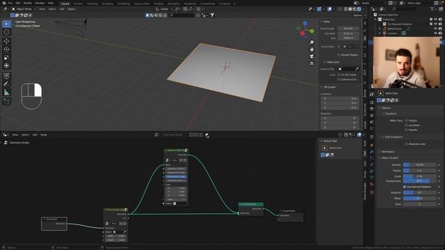 Рисуй заросли ??? на поверхности объектов в Blender / ноды геометрии смотреть онлайн
